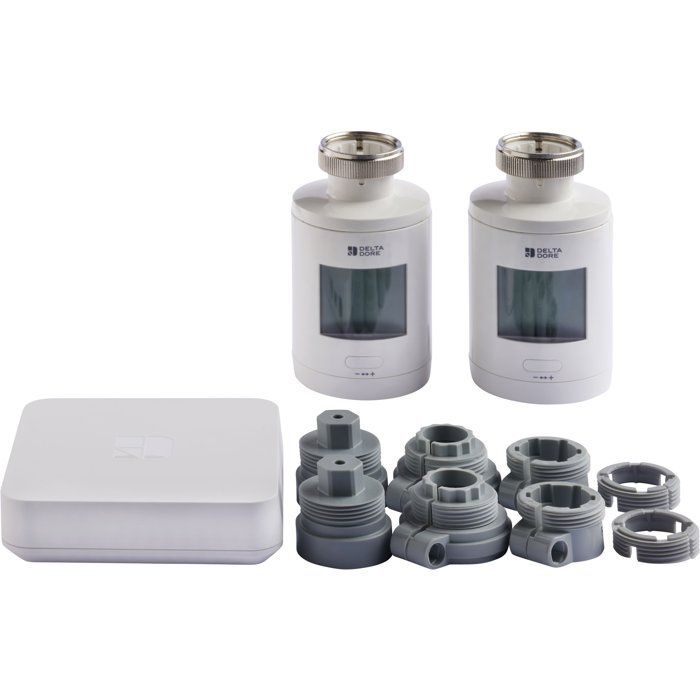 Delta Dore Thermostatic Radiator Valves and Connected Box - TRV 1.0 Connected Pack - 6050664