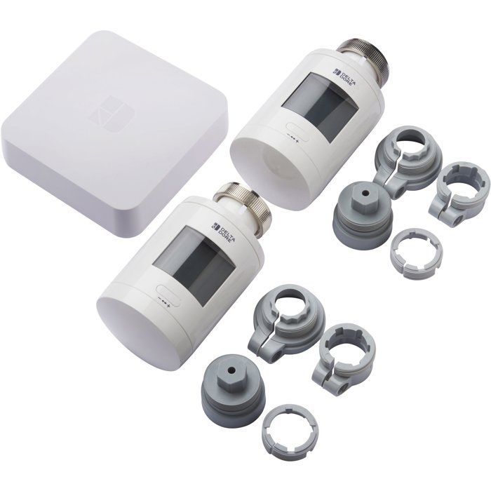 Delta Dore Thermostatic Radiator Valves and Connected Box - TRV 1.0 Connected Pack - 6050664