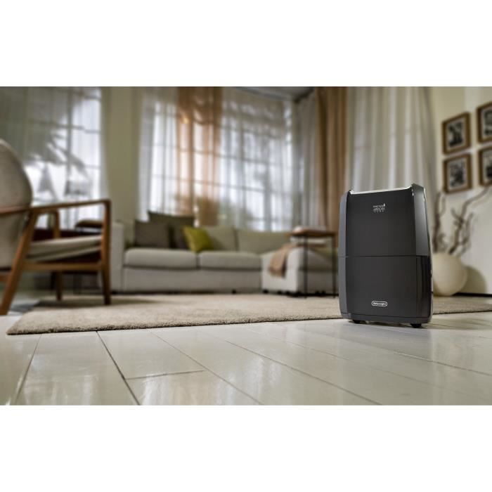 DELONGHI Dehumidifier - 5 L Tank - 21 L Capacity in 24h - 3 Fan Speeds - Wifi