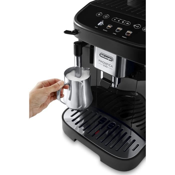Machine expresso broyeur - De'Longhi - Magnifica evo - ECAM290.22.B - 4 recettes - Noir