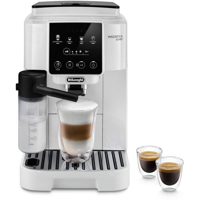 De'Longhi Espresso Machine - Magnifica Start - ECAM220.61.W - Grinder - White Stainless Steel