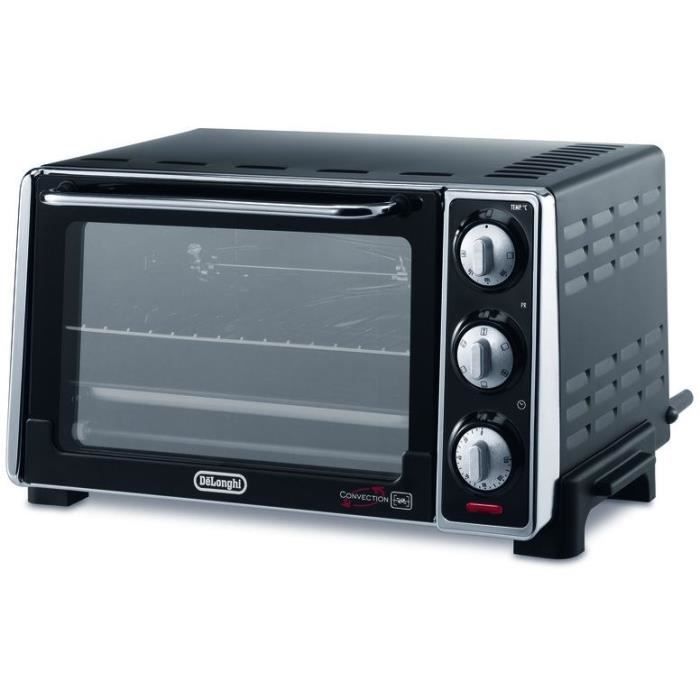 DELONGHI Mini Oven - EO20792 - Fan-Assisted - Black - 20 L - 1300 W