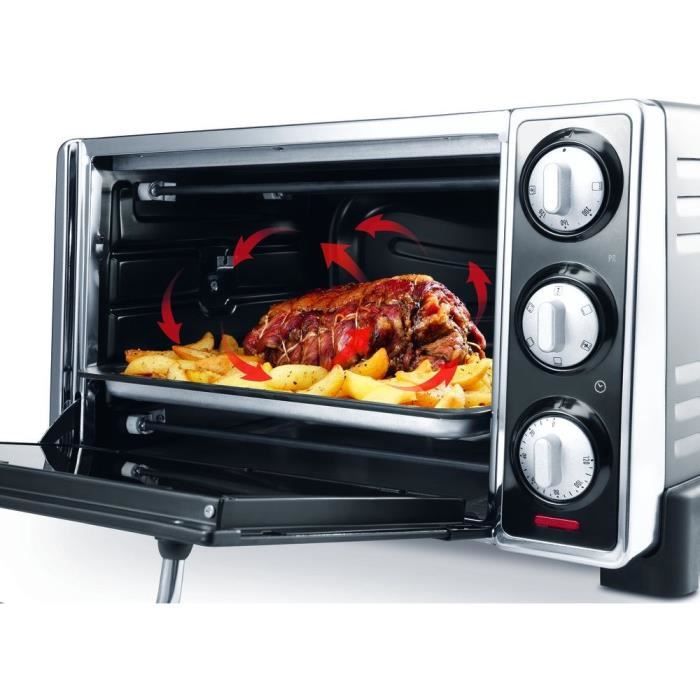 DELONGHI Mini Oven - EO20792 - Fan-Assisted - Black - 20 L - 1300 W