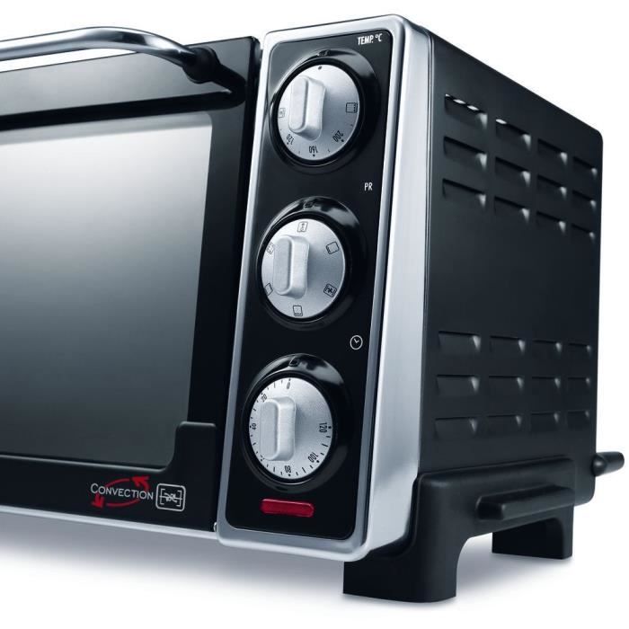 DELONGHI Mini Oven - EO20792 - Fan-Assisted - Black - 20 L - 1300 W
