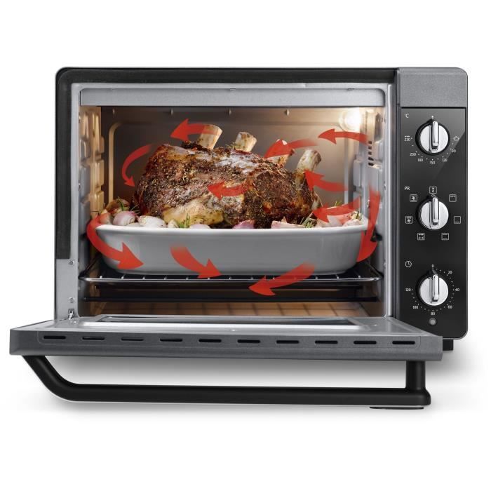 DELONGHI Mini Oven - 40 L - 2000W - Fan-assisted, Rotisserie - EO40123.S