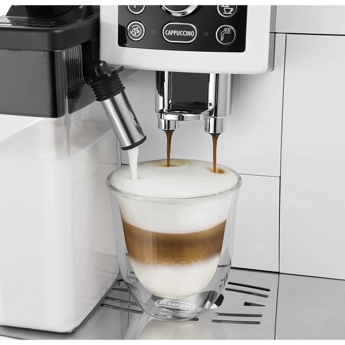 DELONGHI Set of 2 Cappuccino Cups - 19 cl - Double Walled - Transparent