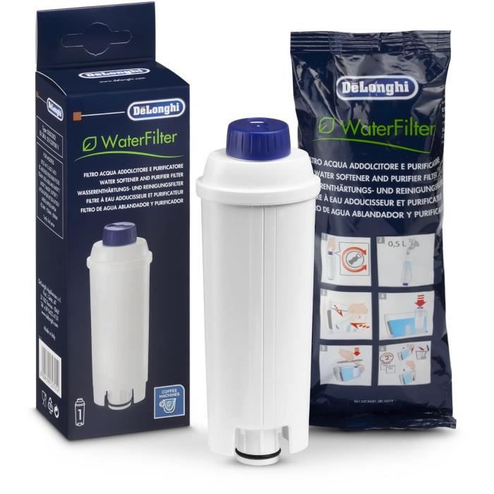 DELONGHI Water Filter Cartridge DLSC002 - Anti-Limescale for ECAM, BCO420, BCO410
