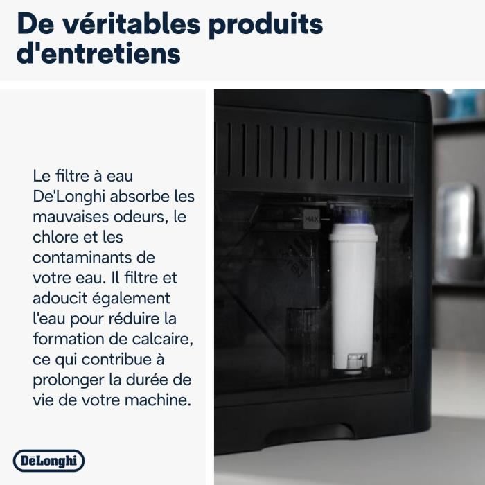 DELONGHI Water Filter Cartridge DLSC002 - Anti-Limescale for ECAM, BCO420, BCO410