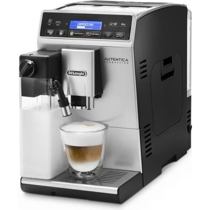 De'Longhi Autentica ETAM29.660.SB Espresso Machine with Built-In Grinder - Silver