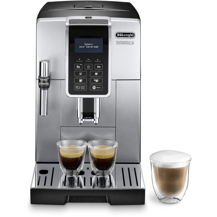 De'Longhi Dinamica ECAM350.35.SB Espresso Machine with Grinder - Silver