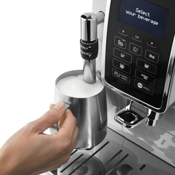 De'Longhi Dinamica ECAM350.35.SB Espresso Machine with Grinder - Silver