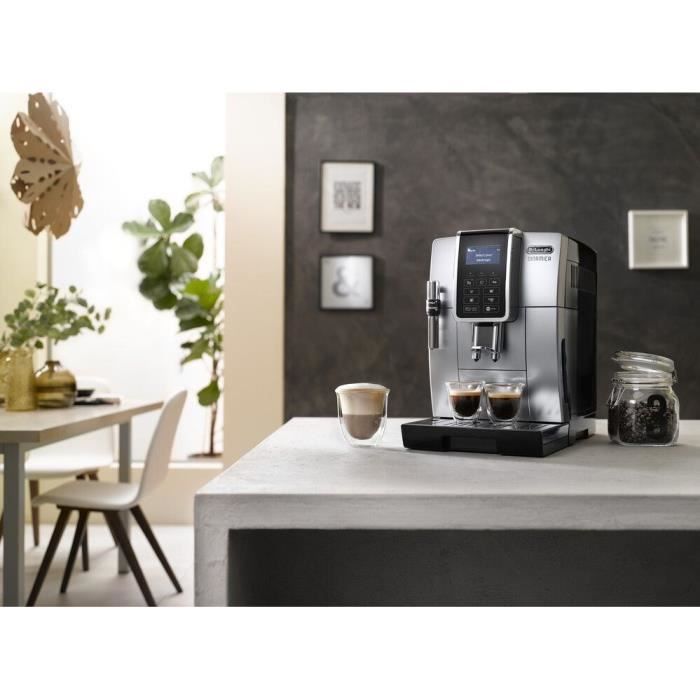 De'Longhi Dinamica ECAM350.35.SB Espresso Machine with Grinder - Silver
