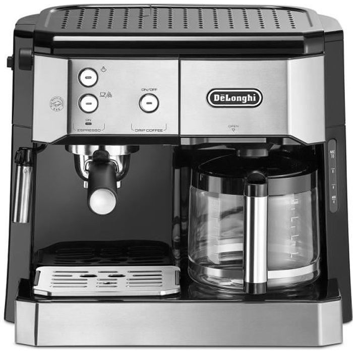 DELONGHI BCO421.S Coffee Machine - 15-bar Pump - Filter & Espresso - ESE Pods - 1750 Watts