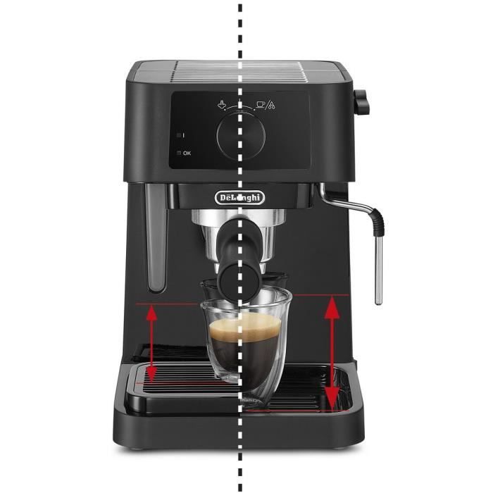 De'Longhi Espresso Machine - Stilosa - EC235.BK - 1 & 2 Cup ESE Filter - Black