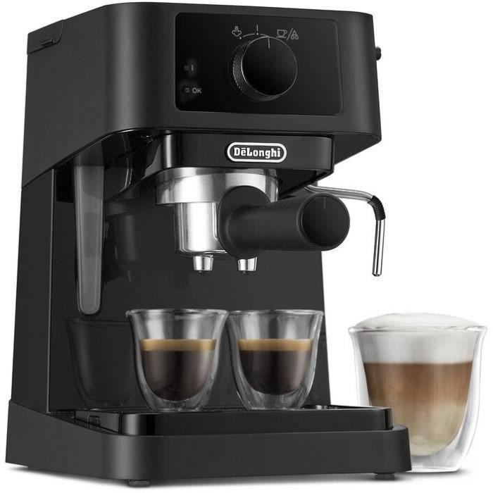 De'Longhi Espresso Machine - Stilosa - EC235.BK - 1 & 2 Cup ESE Filter - Black