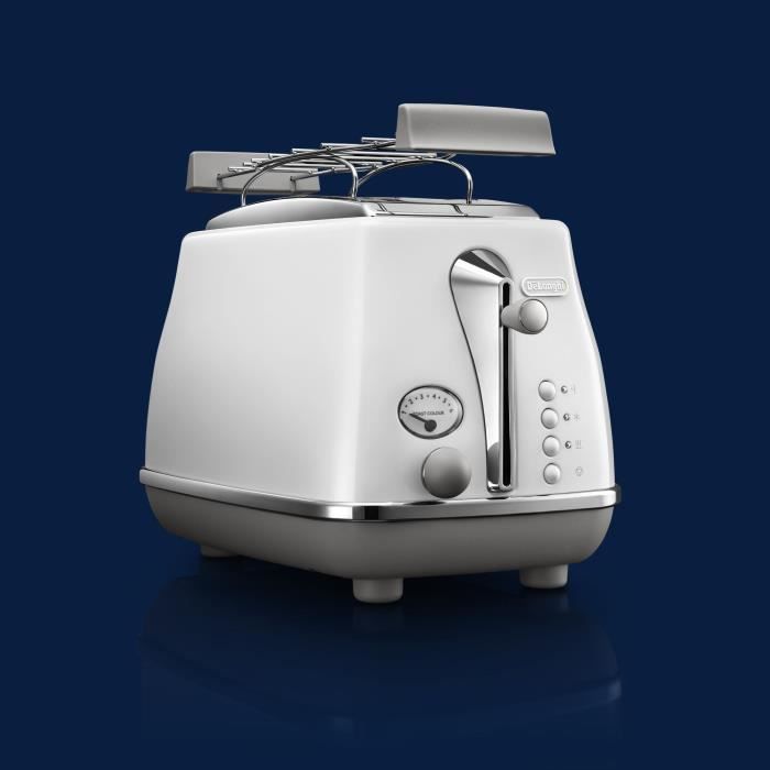 De'Longhi Toaster - CTOC2103.W - 900W - 2 Slots - White