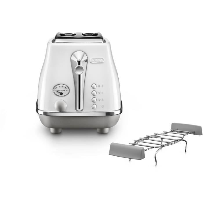 De'Longhi Toaster - CTOC2103.W - 900W - 2 Slots - White