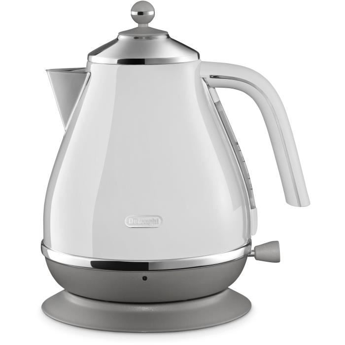 DELONGHI ICONA CAPITALS Kettle - 1.7 L - Stainless Steel - 360° Swivel Base - KBOC2001.W