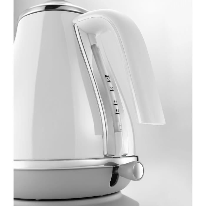 DELONGHI ICONA CAPITALS Kettle - 1.7 L - Stainless Steel - 360° Swivel Base - KBOC2001.W