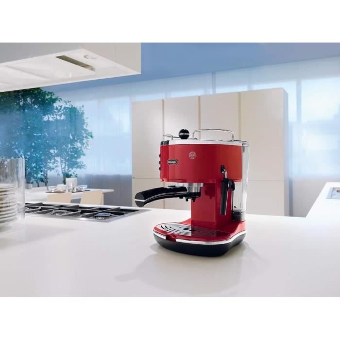 DeLonghi Manual Espresso Machine - Icona - ECO311.R - Red