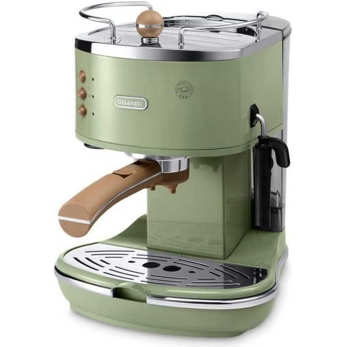 DeLonghi Manual Espresso Machine - Icona Vintage - ECOV310.GR - Green