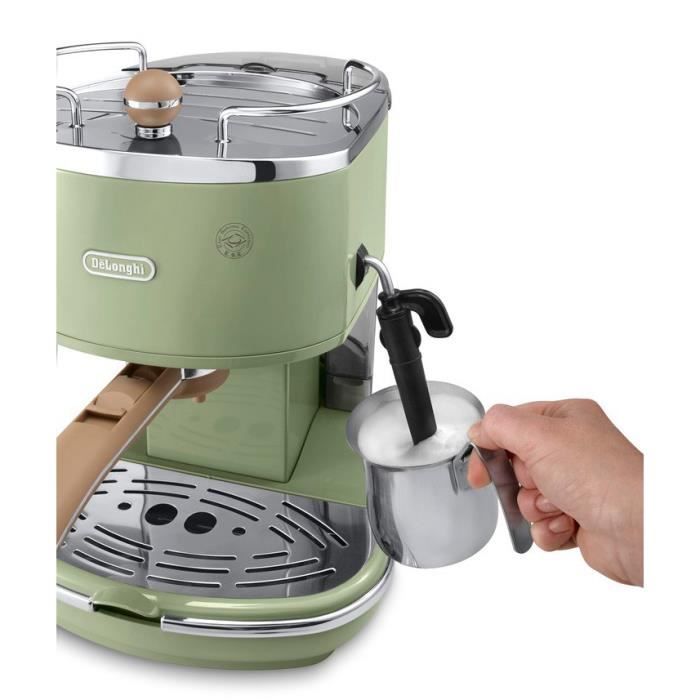 DeLonghi Manual Espresso Machine - Icona Vintage - ECOV310.GR - Green