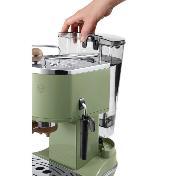 DeLonghi Manual Espresso Machine - Icona Vintage - ECOV310.GR - Green