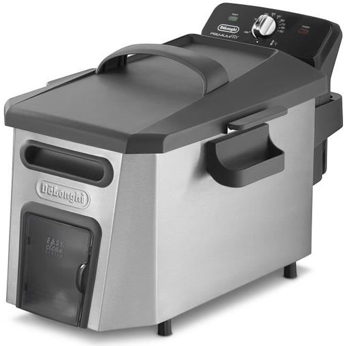 DELONGHI F44510CZ Semi-Professional Electric Deep Fryer - 1 kg Capacity - Stainless Steel