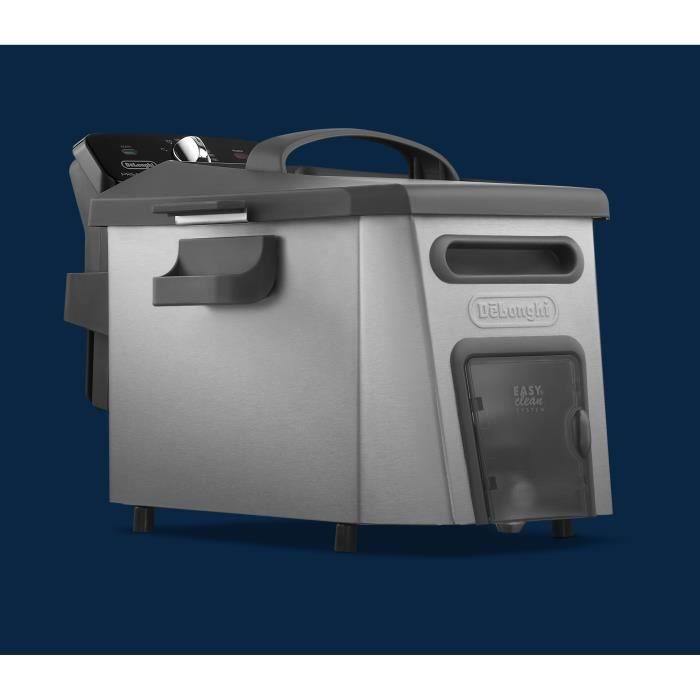 DELONGHI F44510CZ Semi-Professional Electric Deep Fryer - 1 kg Capacity - Stainless Steel
