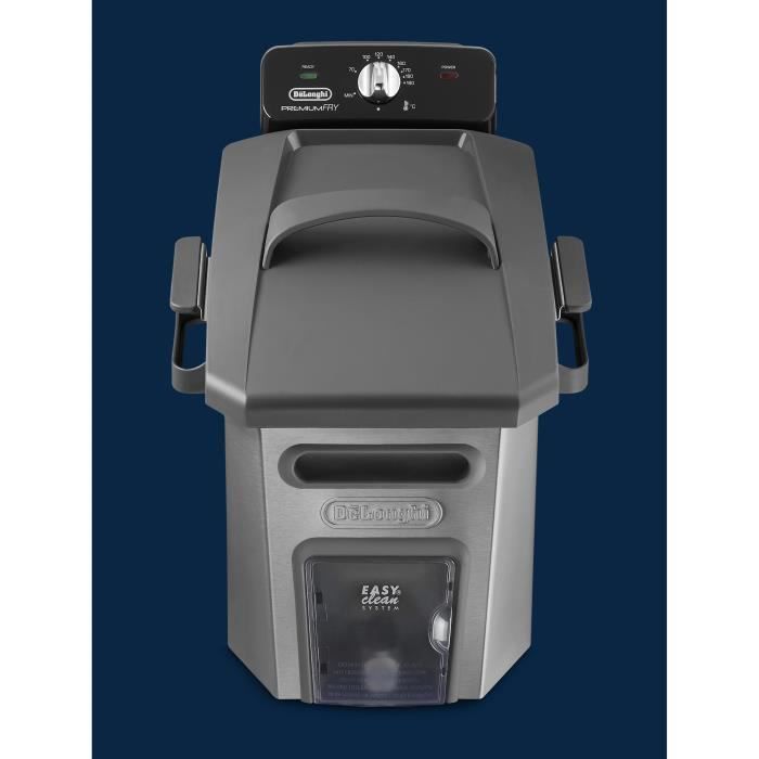 DELONGHI F44510CZ Semi-Professional Electric Deep Fryer - 1 kg Capacity - Stainless Steel