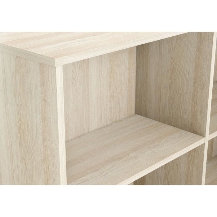 DEMEYERE Contemporary Corner Desk in Shannon Oak Finish - W112 cm - NAGANO