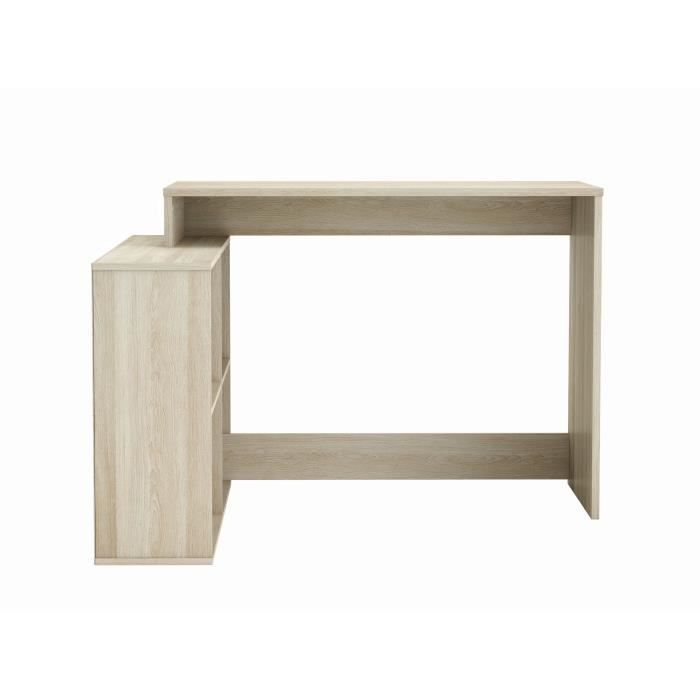 DEMEYERE Contemporary Corner Desk in Shannon Oak Finish - W112 cm - NAGANO