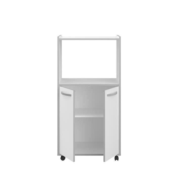 OSLO Kitchen Trolley - L 60 cm - White
