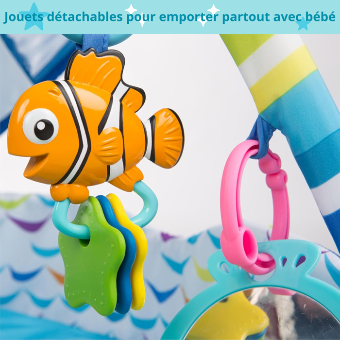 DISNEY BABY - NEMO - Baby Playmat, String Lights, Mirror