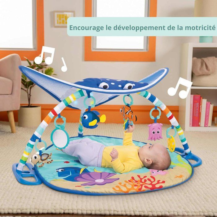 DISNEY BABY - NEMO - Baby Playmat, String Lights, Mirror