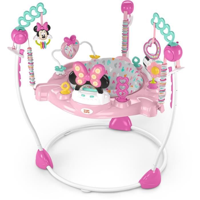 DISNEY BABY - MINNIE - Multi-Toy Baby Activity Center, Convertible Bouncy Seat