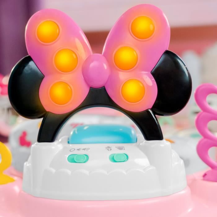 DISNEY BABY - MINNIE - Multi-Toy Baby Activity Center, Convertible Bouncy Seat