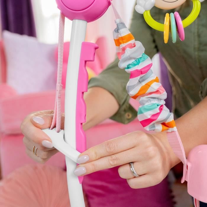 DISNEY BABY - MINNIE - Multi-Toy Baby Activity Center, Convertible Bouncy Seat