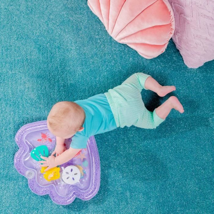 DISNEY BABY - ARIEL - Baby Water Mat, Sensory and Developmental Toy, Inflatable, Easy to Clean