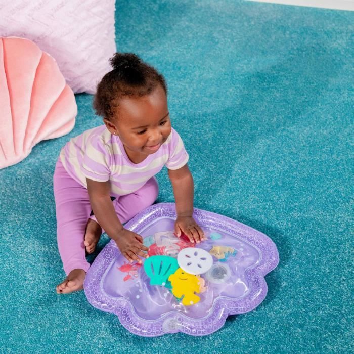 DISNEY BABY - ARIEL - Baby Water Mat, Sensory and Developmental Toy, Inflatable, Easy to Clean