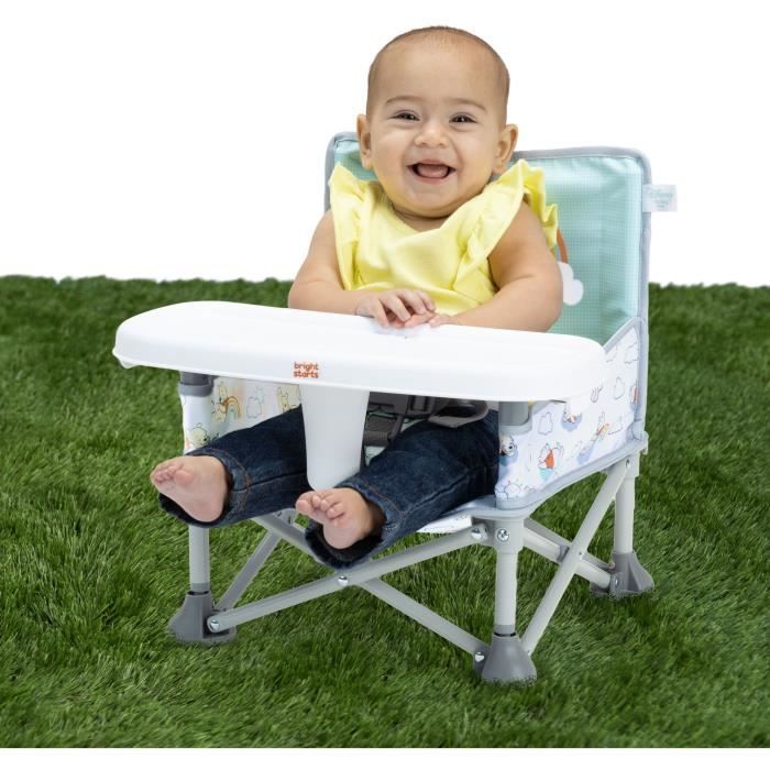 DISNEY BABY WINNIE Foldable Portable Travel Booster Seat, Lightweight, Carry Bag Included