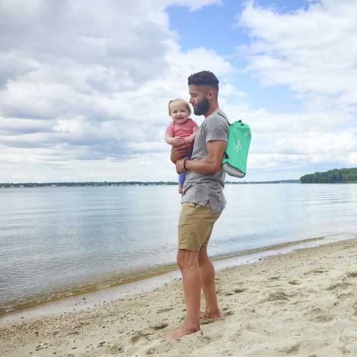 DISNEY BABY LITTLE MERMAID Foldable Portable Travel Booster Seat, Lightweight, Carry Bag Included
