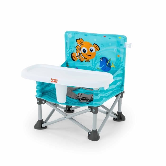 DISNEY BABY NEMO Foldable Portable Travel Booster Seat, Lightweight, Carry Bag Included