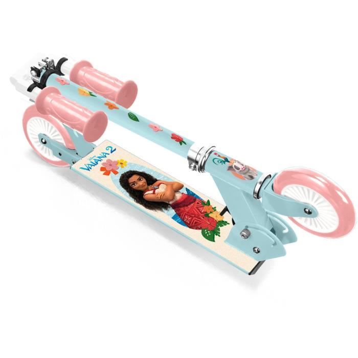 DISNEY - Folding Scooter - MOANA - Non-Slip Deck - For Ages 5+