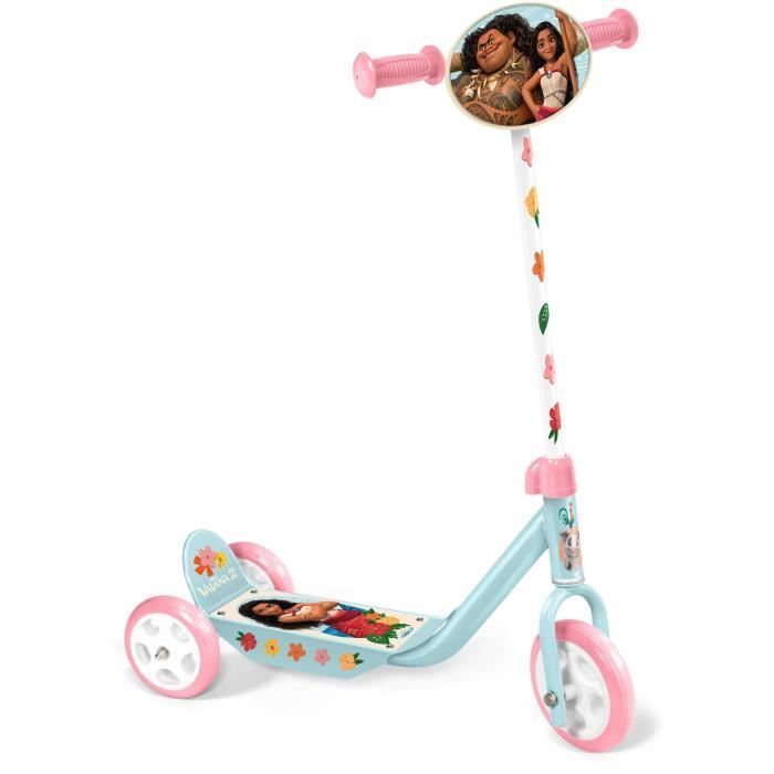 DISNEY - 3-Wheel Scooter - MOANA - Adjustable Height - For Ages 3+