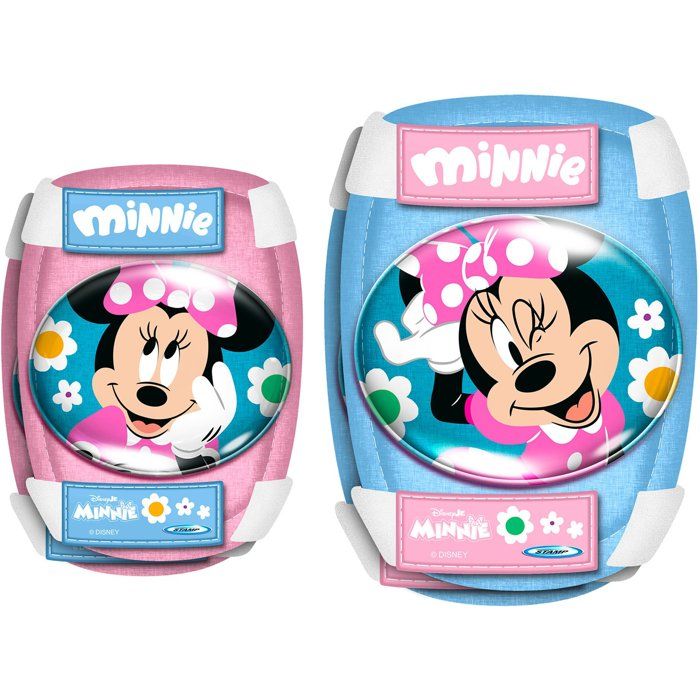 DISNEY Elbow & Knee Pads - Minnie - One Size Fits All - Pink