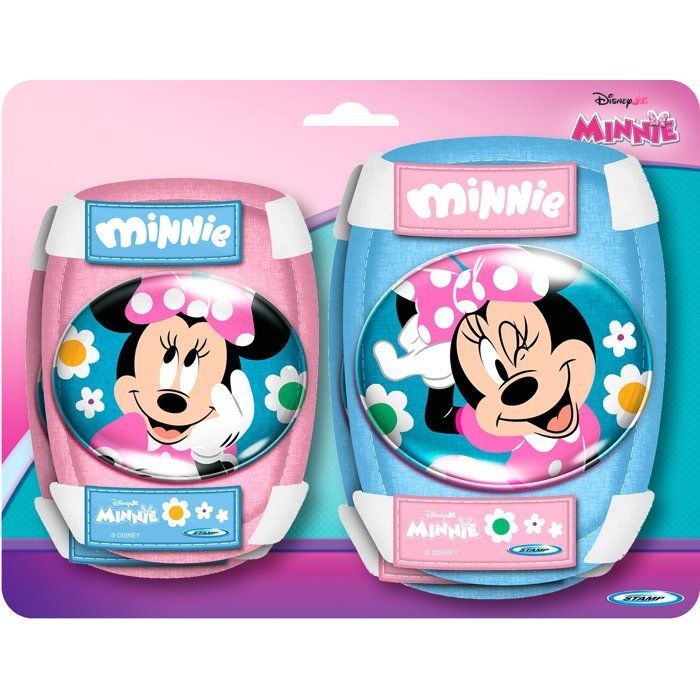 DISNEY Elbow & Knee Pads - Minnie - One Size Fits All - Pink