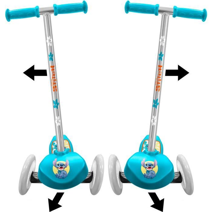DISNEY - 3-Wheel Scooter - STITCH - Non-Slip Deck - For Ages 3+