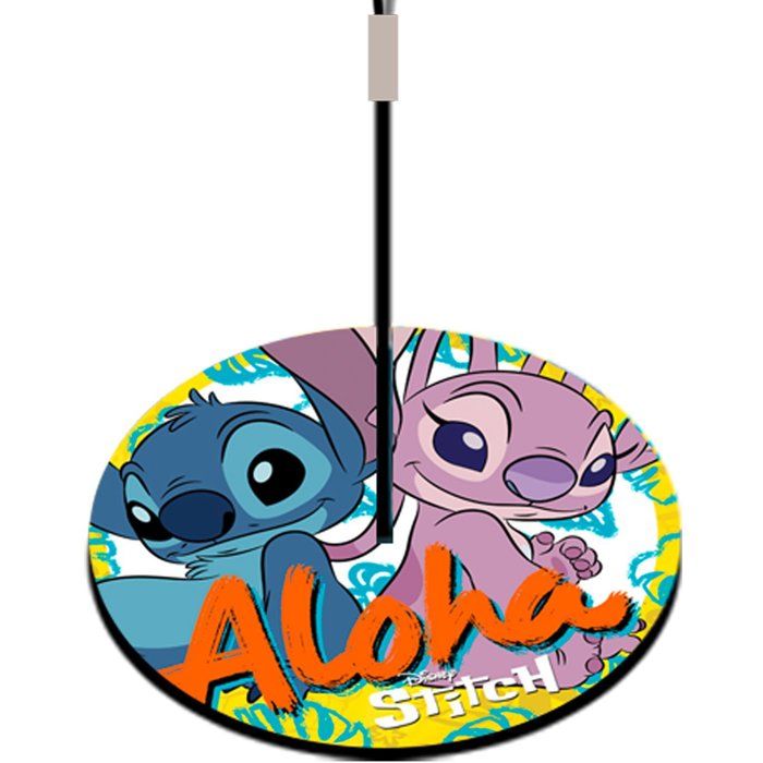 DISNEY 2-in-1 Ping-Pong Learning Set - STITCH - 2 Paddles + 5 Balls + Suction Cup Net