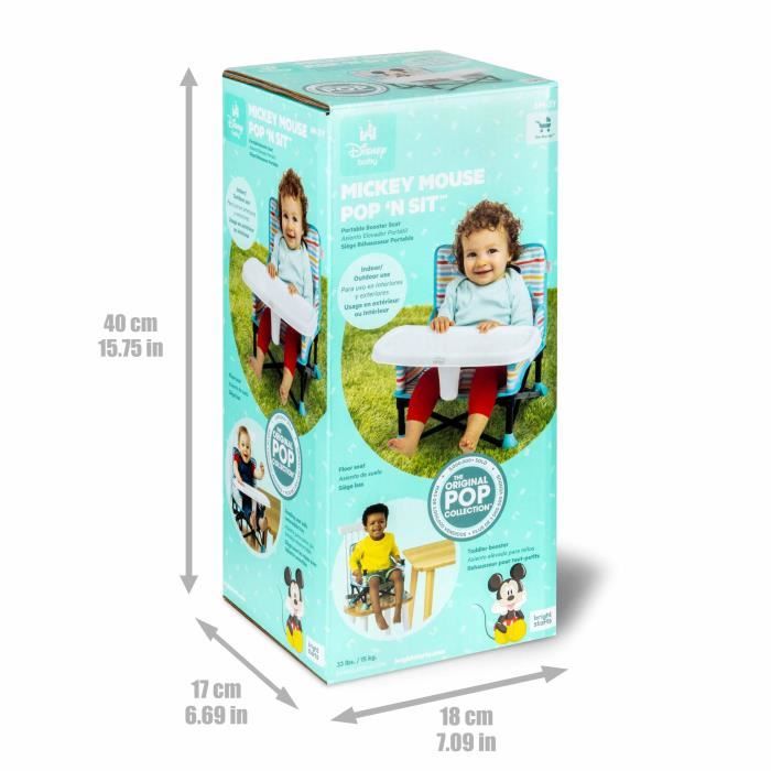 DISNEY BABY - MICKEY - Portable Travel Booster Seat
